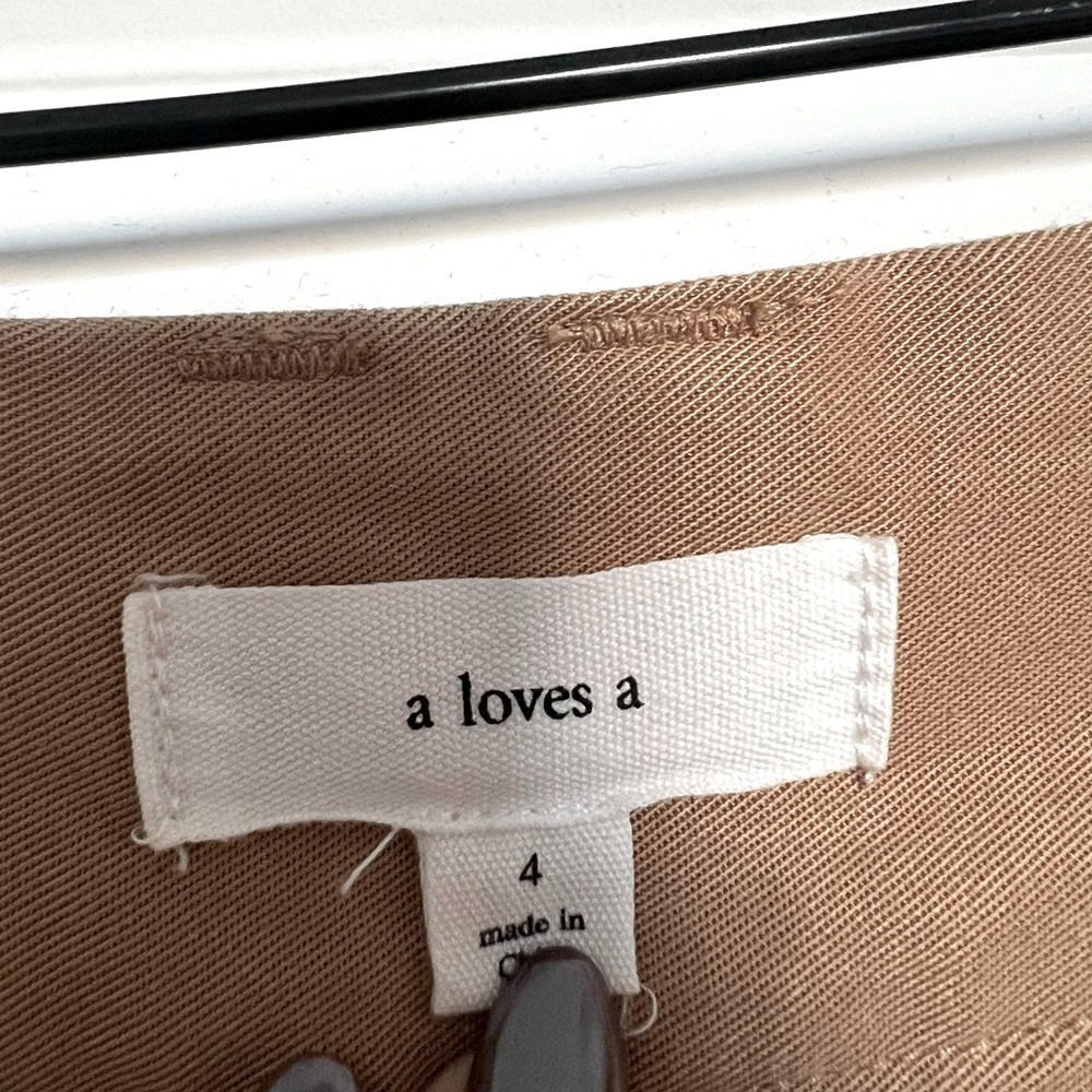A Loves A Women’s High Rise Khaki Trouser Pants - Picture 4 of 7